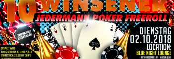 10. Jedermann Freeroll Texas Hold’em Pokerturnier
